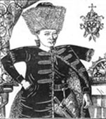 Лжедмитрий I. Гравюра Франца Снядецкого 1606 года